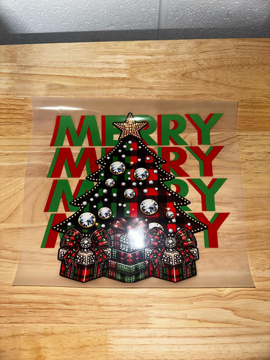 MERRY MERRY MERRY SINGLE DTF PRINT